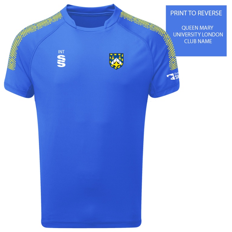 QMU - Dual Games Shirt - Royal - Women's Fit