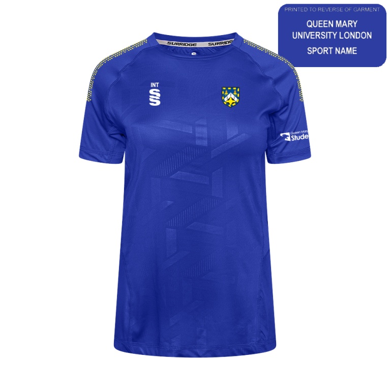 QMU - Impact T-Shirt - Royal - Women's Fit