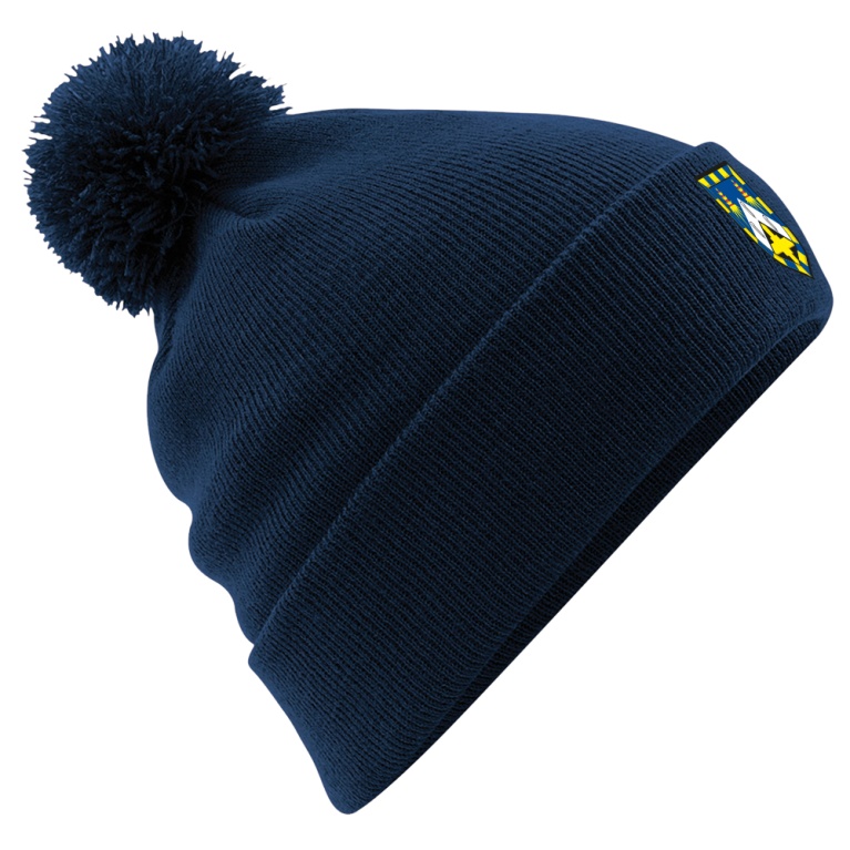QMU - Bobble Hat - Navy