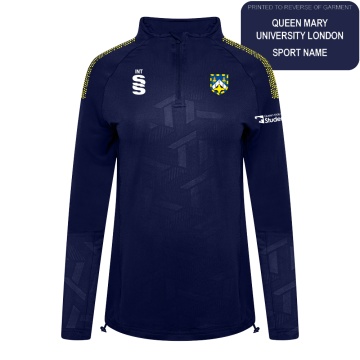 QMU - Impact 1/4 Zip Performance Top - Navy - Women's Fit