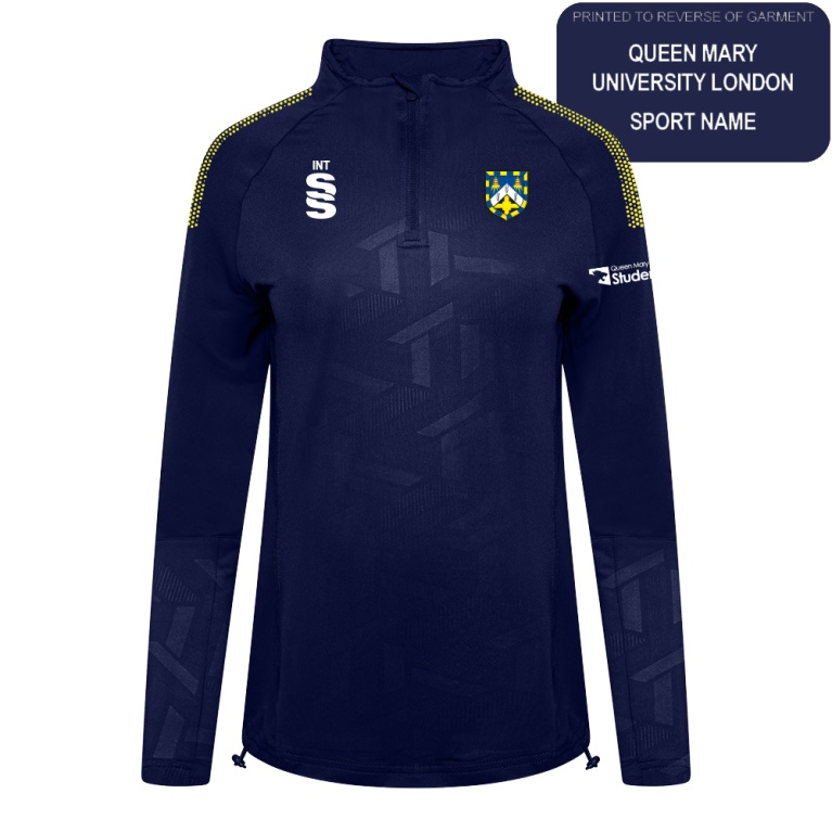 QMU - Impact 1/4 Zip Performance Top - Navy - Women's Fit