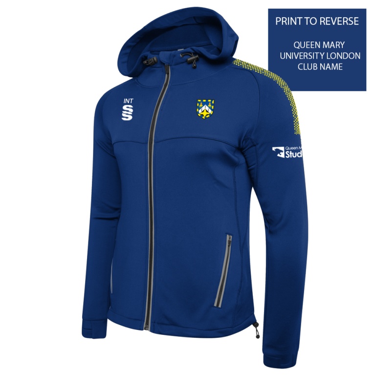 QMU - Full Zip Hoody - Royal - Unisex Fit